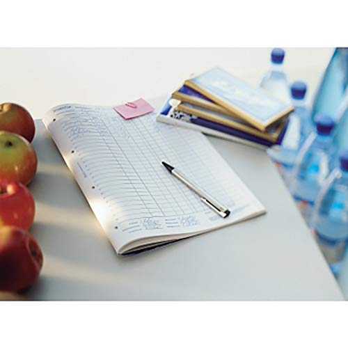 AVERY Zweckform 1101 Inventurbuch (A4, 50 Inventurformulare, mikroperforiert und 4-fach gelocht, zur regelmäßigen und exakten Bestandsaufnahme, hand- und schreibmaschinengerechter Zeilenabstand) weiß