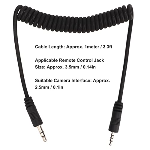 Câble de synchronisation flash 2.5mm mâle mâle 3.5mm stable sans aucun délai