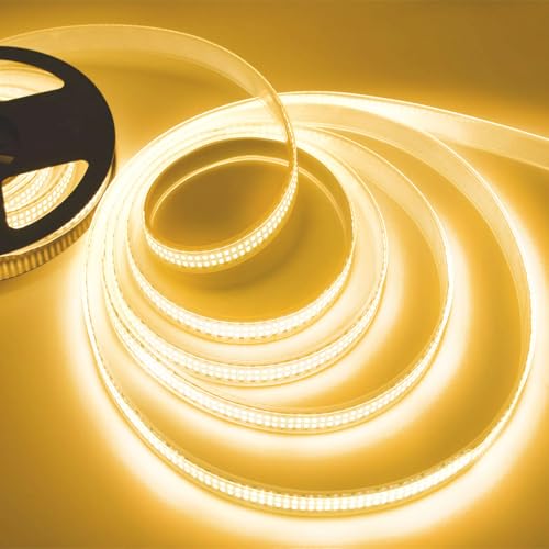 Tira LED de doble fila 5m 12V blanco cálido miniatura 2