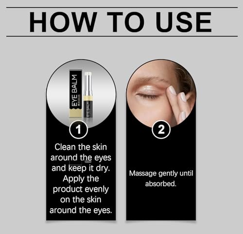 GCVSE Lumibalm para bolsas sob os olhos, 2 peças