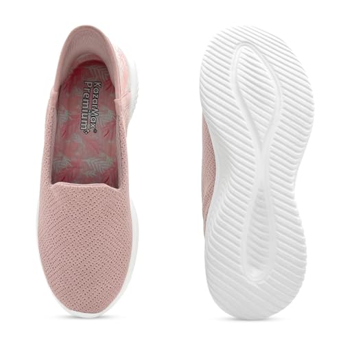 Image of KazarMax Easy On Women's Breathable Mesh Slip-On Loafers | Quick-Dry Casual Sneakers with No-Hands Design | Lightweight Anti-Skid Sole