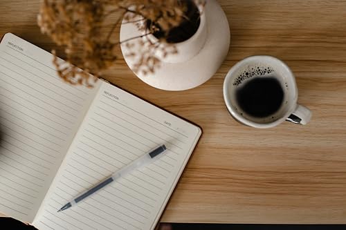 Image of Tempt - Personalized Notebook and Pen Gift Set, Black Elastic Diary With Personalized Name Engraving
