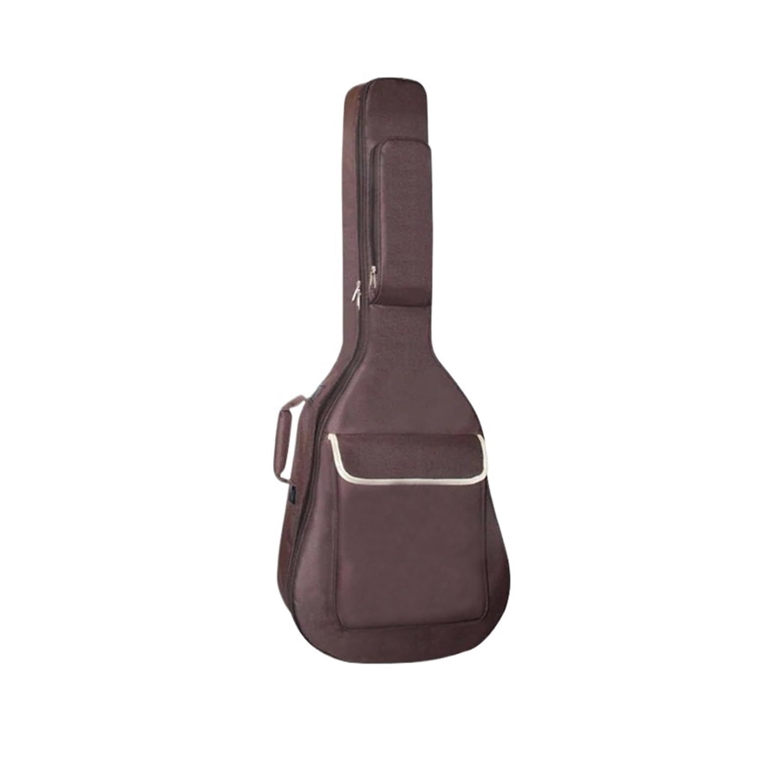 Bolsa De Guitarra Mochila Impermeable for Guitarra acústica de 36/38/39/40/41 Pulgadas, Gruesa, de algodón Oxford Acolchado de 12 mm, Color Negro(36 Inch Coffee)