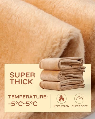 ATHVOTAR Fleece Lined Winter Tights Women - Thermal Warm Opaque Pantyhose Thick Sheer Leggings2