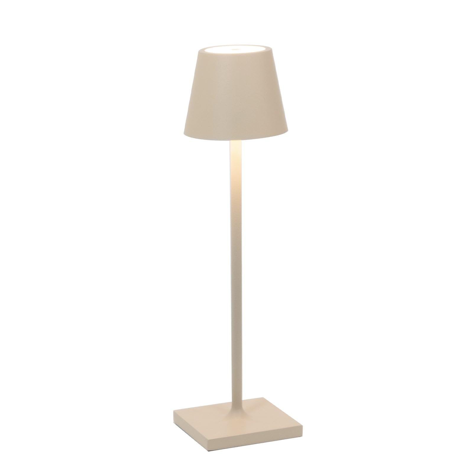 Zafferano, Poldina Micro Lamp, Rechargeable Cordless Table Lamp with Touch Controls, Suitable for Interior and Outdoor Dimmer
