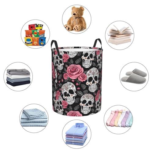 Panier à linge imperméable et pliable avec poignées solides - 8