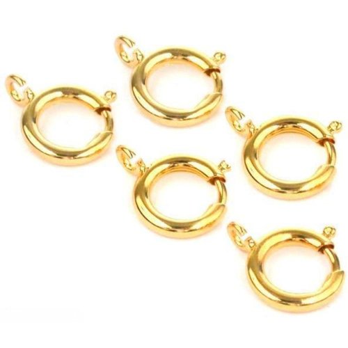 FindingKing 5 Pocket Watch Fobs Gold Plated Connectors Parts 12mm