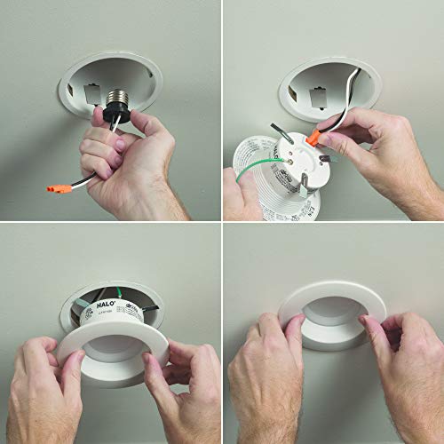 Image of HALO LT 4 Inch Indoor /Outdoor Recessed LED Retrofit Trim Can Light, Daylight 5000K - LT460WH6950R