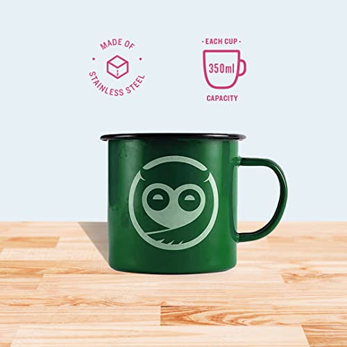 Sleepy Owl Celebration Box (Green) | Set of 5 Cold Brew Packs (Flavour Box) + Set of 10 Hot Brew Bags (Flavour Box) + 1 Enamel Mug (Green) | Makes 25 Cups | 100% Arabica Coffee... - Image 5