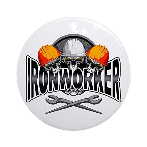 FashionShine Ironworker Skulls-Holiday Christmas Ornament