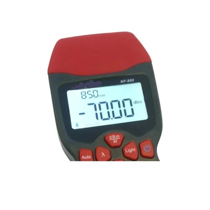 luxmètre à fibre optique, Compteur de puissance optique portatif NF-900, testeur Fiber haute précision, détecteur, prend en charge 6 longueurs d'onde
