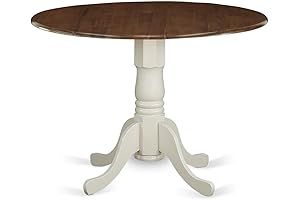 East West Furniture, Dublin Modern Farmhouse Round Dining Table