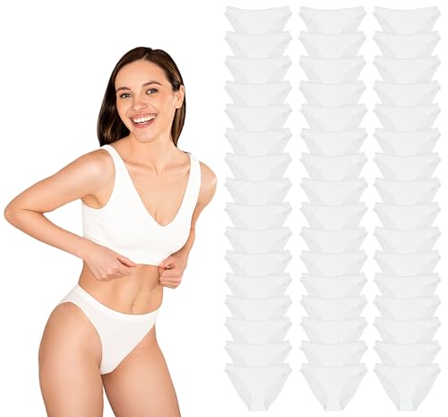 Image of Yacht & Smith 48 Pack of Womens Underwear Panties in Bulk, Wholesale Ladies Brief Underpants, Homeless Charity Donation