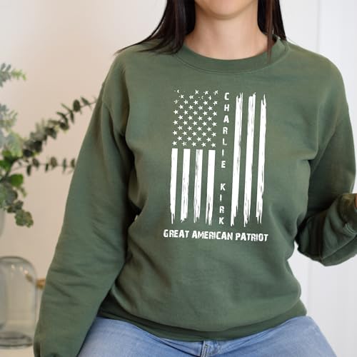 Pray for Charlie Kirk Sweatshirt, Patriotic Charlie Kirk T-Shirt, Faith-Based Unisex Tee, Political Awareness Top RIP 2025, Charlie Kirk Patriot Sweatshirt4