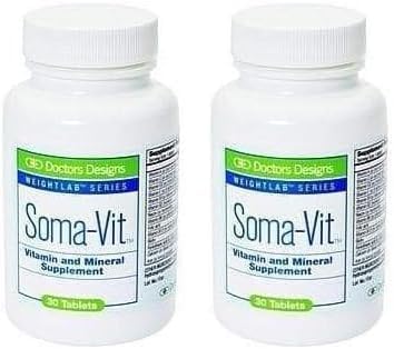 Doctors Designs - Soma-VIT - Multivitamin & Mineral Supplement - 30 Tablets (Pack of 2)