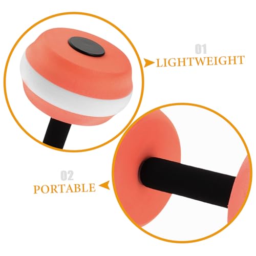 Mancuernas acuáticas ajustables para piscina fitness miniatura 3