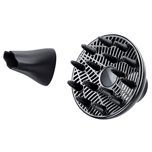 Remington PROluxe Midnight Hair Dryer (OPTIheat Technology for Long-Lasting Results, Ionic Conditioning for Frizz Free Hair, Diffuser, 2 Concentrators, Powerful, Professional, 2400W, Black) AC9140B - Image 5