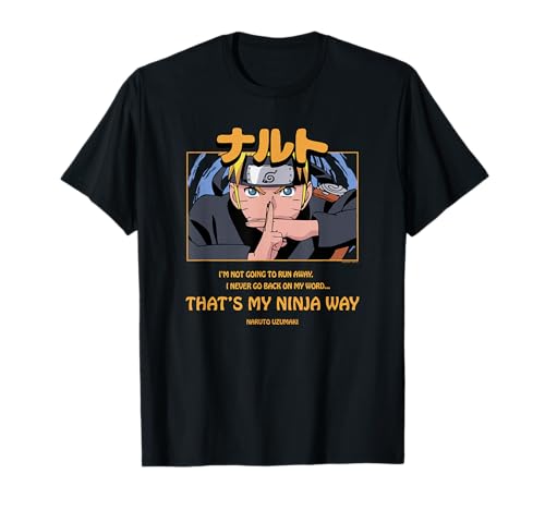 Naruto Shippuden Closed Caption Ninja Way Anime T-Shirt