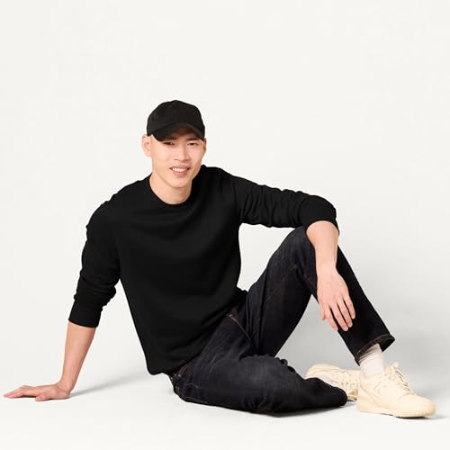Image of Amazon Essentials Men's Crewneck Fleece Sweatshirt with Ribbing (Available in Big & Tall)