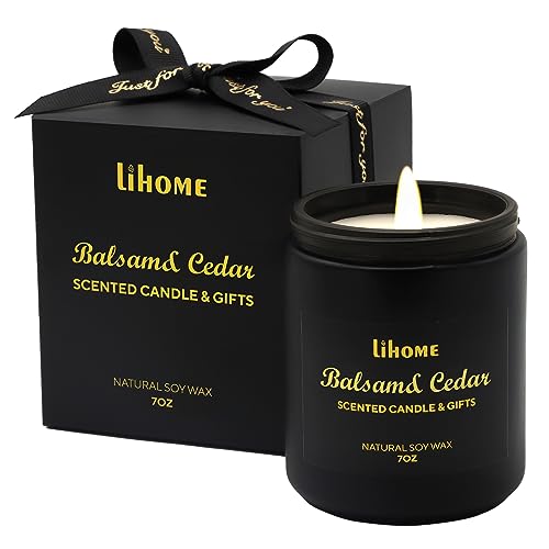 Lihome Balsam Cedar Candle