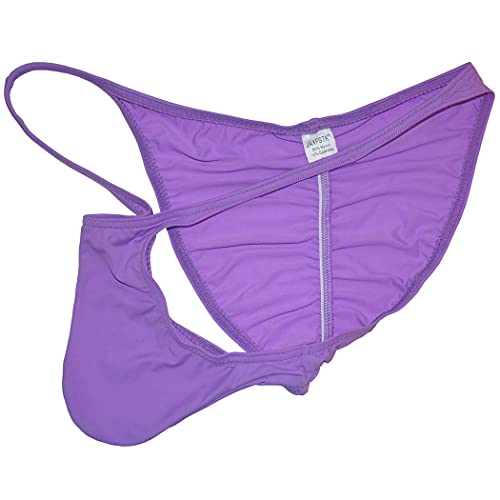 Mens Ice Silk Back Pucker Bikini Briefs Underwear Soft Brazilain Bikini Pouch Cheeky Briefs3