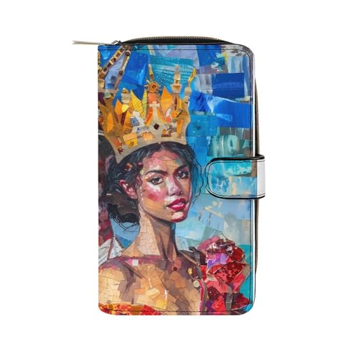 Sexy King Couple Painting Unisex Wallet Cute Elegant Long Slim Card Holder Case Minimalist Coin Purse Clutch Wallets