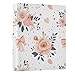 ALAZA Rose Flower Bow Love Heart 3 Ring Binder Holds of 200 Sheets Fits Letter Sized Paper D-Ring Organizer for School Home Work Office 1 Pack