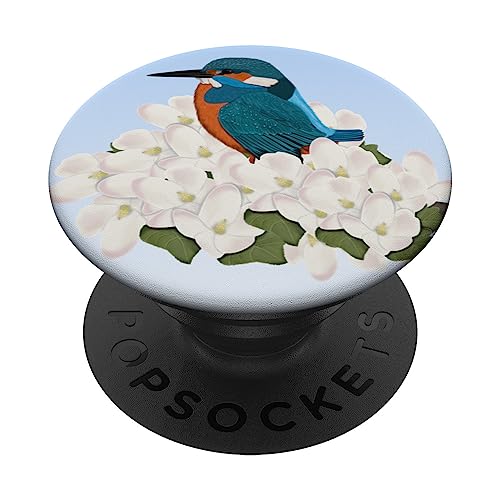 Alción Pájaro de Jardín Observador de Aves Biólogo Animal PopSockets PopGrip Intercambiable