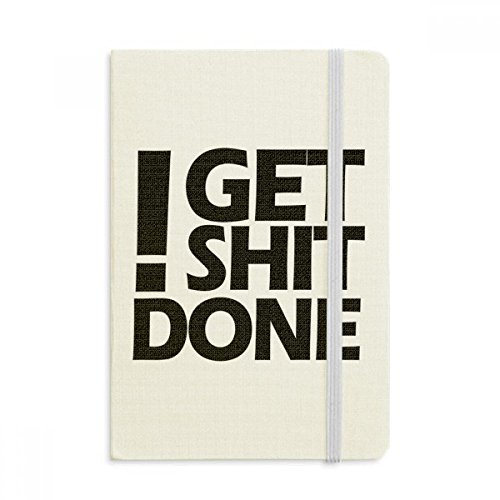 Notebook Tissu Hard Cover DIYthinker Citation Motivation Journal A5 Multicolore 144x210mm