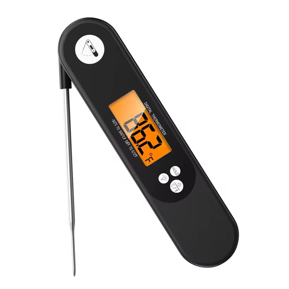 CTRLZS Digital Food Thermometer Waterproof for Meat Cooking BBQ Kitchen Thermometer for Water Milk Food Probe