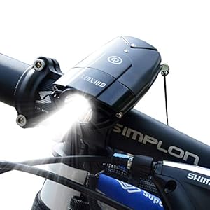 Fietslicht USB oplaadbare fiets koplamp, 2000 mAh / 1000 lumen LED-cyclus koplamp Lamp IP65 waterdichte fiets koplamp…