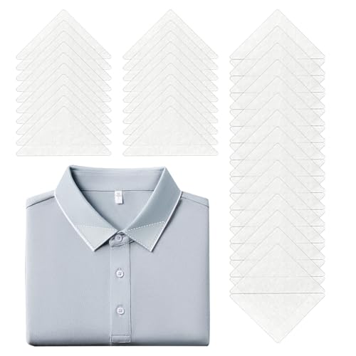 210 Pcs Men'S Shirt Collar Stays PVC Collar Anti-Warping Edge Shaper Plastic Collar Stays Sticker No Curl Collar Polo Shirt Collar Stays for Men’s Dress Shirts and Polo Shirts