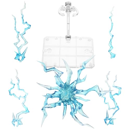 UKCOCO Action Figure Stand Set Aus Transparentem Kunststoff Vielseitiger Figurenhalter Mit Spezialeffekten Für Modellspielzeug Und Sammelfiguren Stabiler Display Ständer Für Zuhause Und Sammlung
