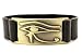 Horus Eye Bracelet, Leather, Adjustable