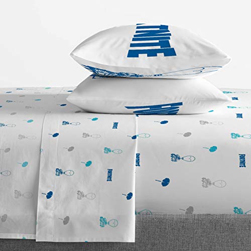 Image of Jay Franco Fortnite Battle Bus 7 Piece Full Bed Set - Includes Reversible Comforter & Sheet Set Bedding - Super Soft Fade Resistant Microfiber (Official Fortnite Product)
