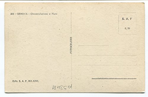 Primi '900 Genova circonvallazione mare vecchio