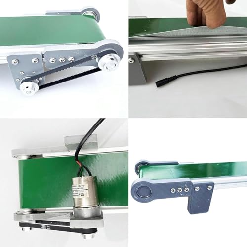 Cinta transportadora de escritorio con velocidad de 7,6 cm/s-1,8 cm/s y banda de 8 cm 6