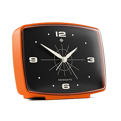 NEWGATE® Brooklyn alarm clock, Matt Orange, 10.5 x 14 x 5.5 cm - Image 2