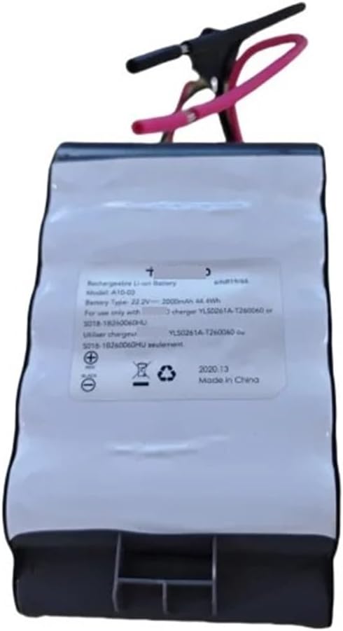 22.2V 2000mAh Li-Ion Battery, Compatible for Tineco A10 Dash/Plus/ -D/Essentials Handheld Vacuum Cleaner Accessories Model A10-03 Battery Part