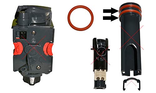 Uszczelka o-ring kompatybilna z Delonghi EABI EAM ECA ECAM ESAM EPAM ETAM AEG Philips, do zespołu zaparzającego, tłoka dociskowego i termobloku grzejnego firmy Snapworld-Kaffee (4 x + 6 g tuby)