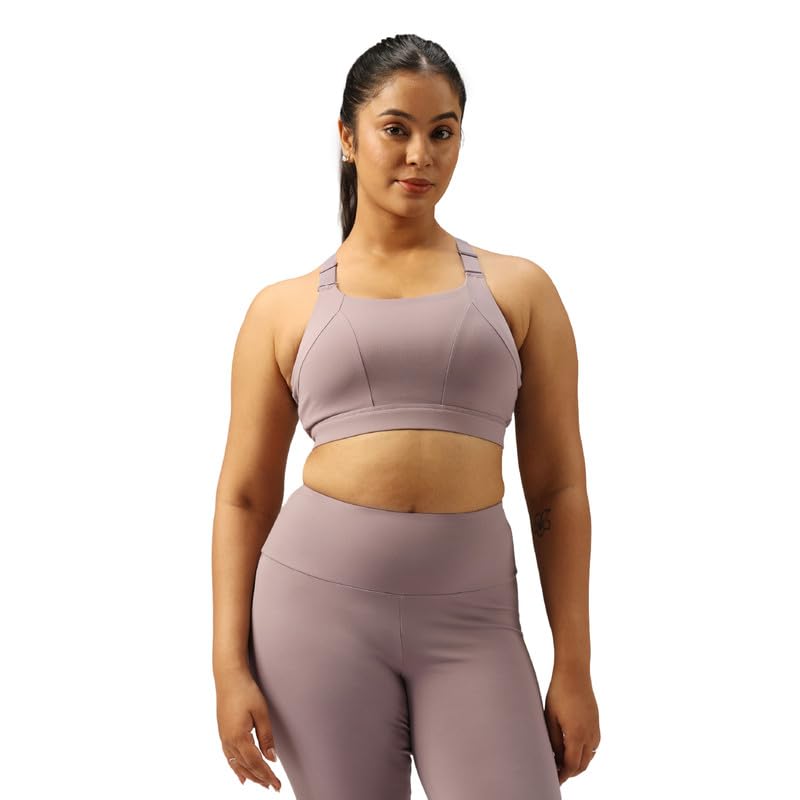Image of BlissClub Women Nylon Blend The Ultimate Support Sports Bra | Detachable Straps | High
