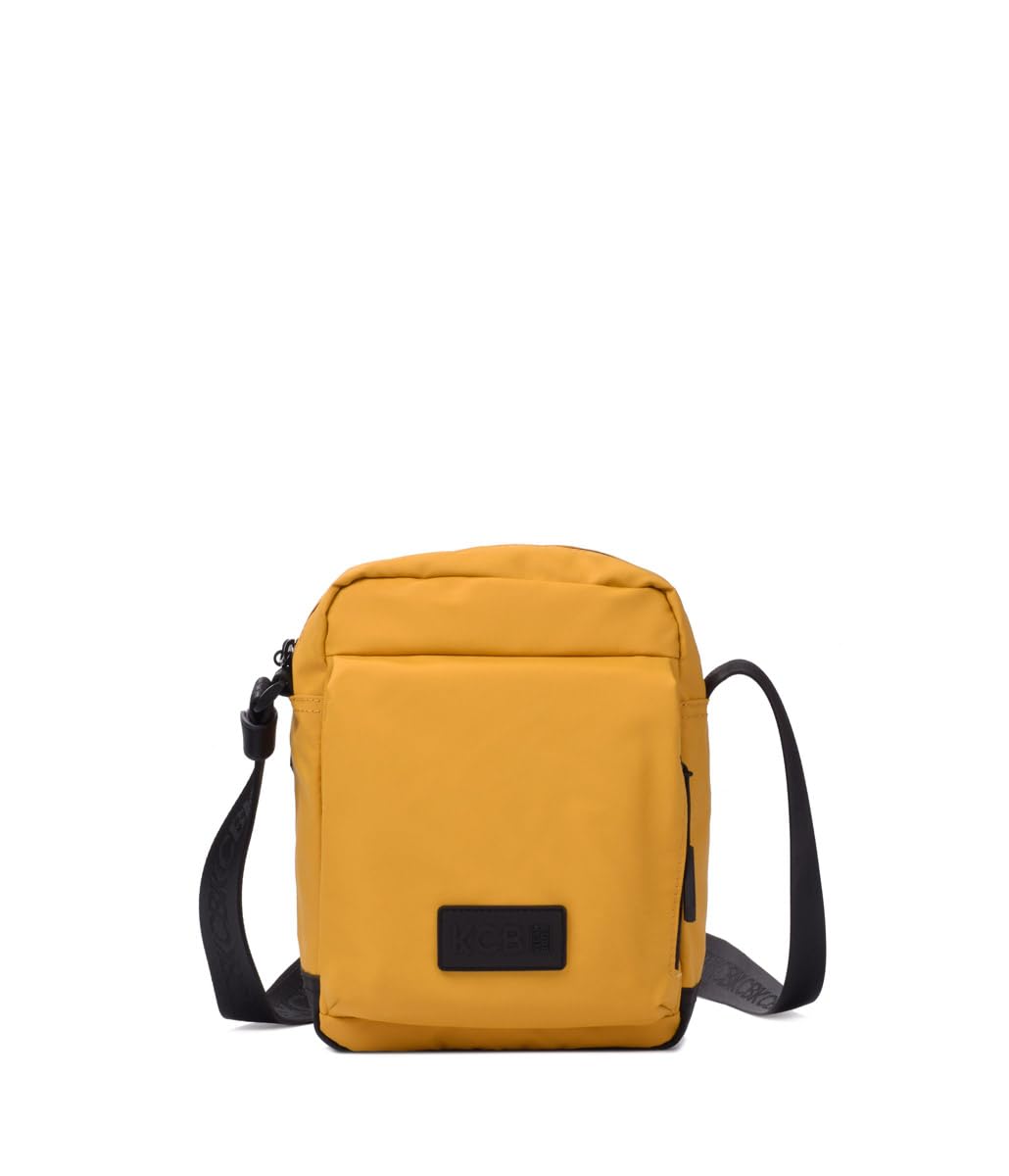 KCB Bandolera Pequeña de Hombre Skid | Diseño Práctico | Bolsillos Multiusos | Ideal para el Día a Día | Asas Ajustables | 100% Vegano