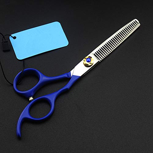 Acero Profesional De JapóN 6 Pulgadas Tijeras De Corte De Pelo Azul Corte De Pelo Peluquero Tijera Adelgazamiento Del Cabello Tijeras De PeluqueríA Tijeras,6 inch