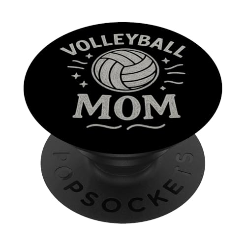 Proud Volleyball Mom Court Side Style Support Mama PopSockets PopGrip Adhésif Proud Volleyball Mom Court Side Style Support Mama PopSockets PopGrip Adhésif