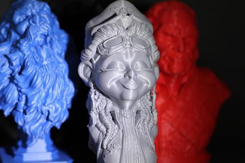 Image of Polymaker Panchroma Satin PLA Filament, Satin Red 1.75mm 3D Printing Filament, 3D Printer PLA Filament, Fit Most FDM 3D Printers, 1kg Spool (2.2lbs) | Neatly Wound, Semi-Matte PLA, Easy Print & Smooth Feeding, Compatible with Bambu Lab & Most 3D Printers