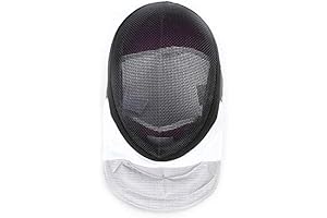 LEONARK Black 350NW Fencing Foil Mask with Detachable Inner Lining