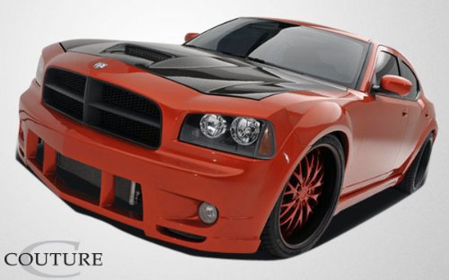 Brightt-58625970 Polyurethane Luxe Style Fender Flare - Compatible With/Replacement For Charger 2006-2010 - 2 Piece #TOP2