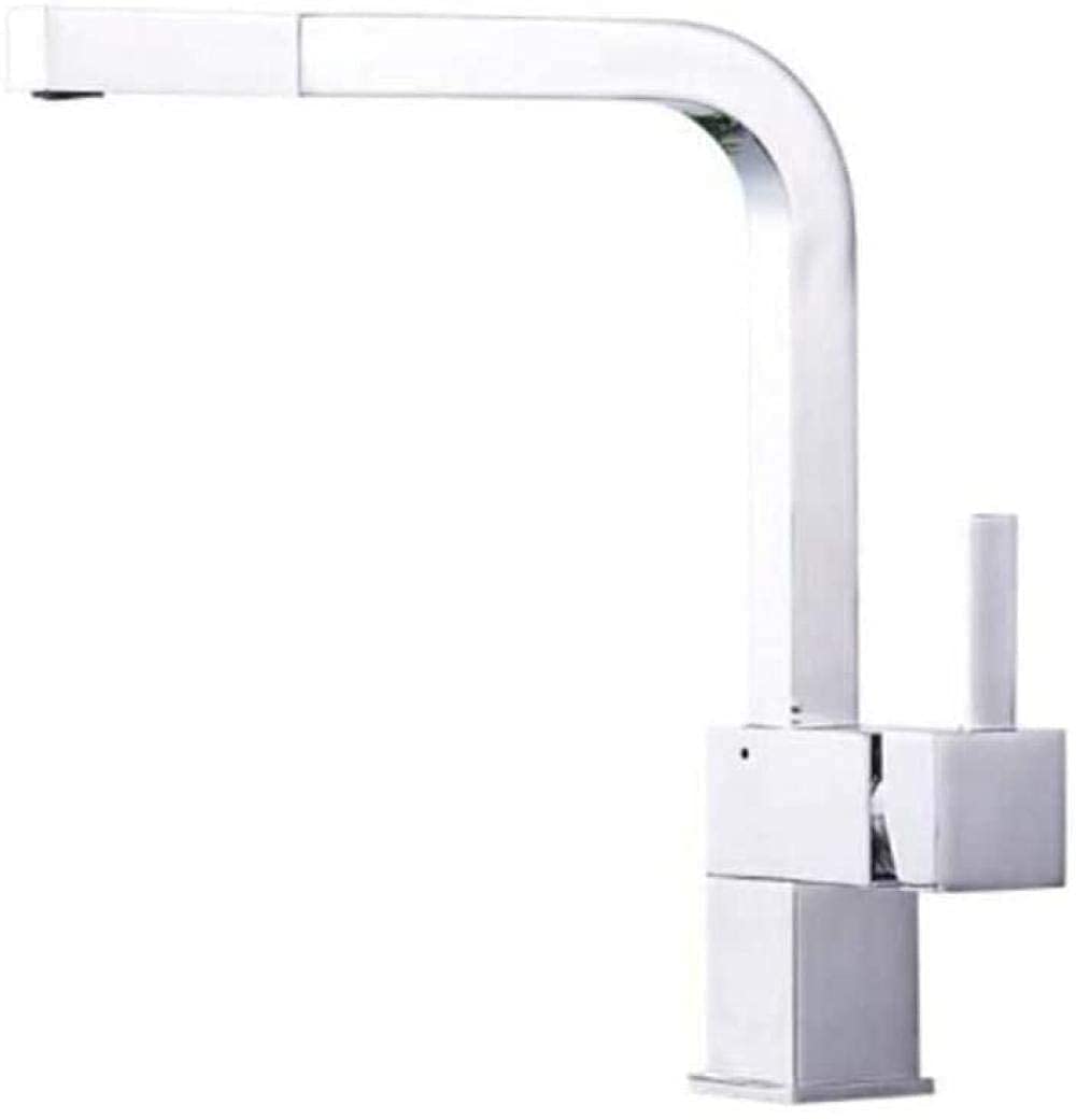 Robinet de cuisine en cuivre massif fini brossé pour évier et lavabo design