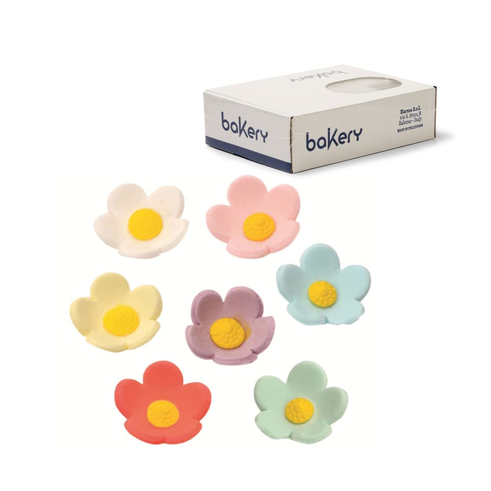Decora 0500025 Paquet de 60 grandes fleurs de couleurs assorties