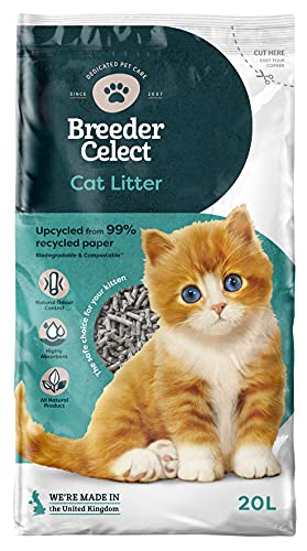 Breeder's Choice Paper Cat Litter (20L) - 99% Recycled Paper